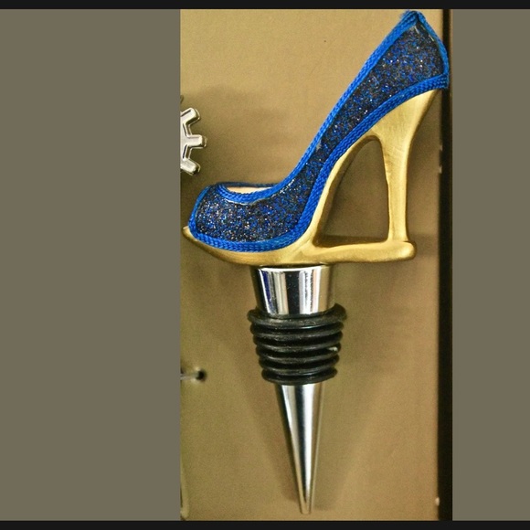 WILD EYE DESIGNS FASHION WINE SET STOPPER CORKS - Picture 4 of 7